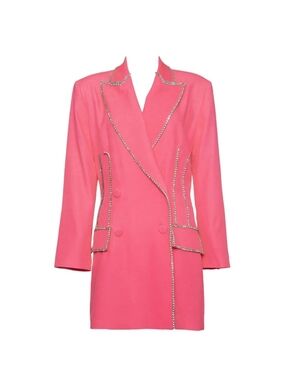 Christian Cowan Crystal Embelleshment Blazer Mini Dress